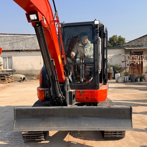 รถขุดขนาดเล็ก Kubota U55 ซีรีส์มือสองของแท้จากญี่ปุ่น น้ำหนัก 5.5 ตัน พร้อมปั๊มเกียร์และลูกปืน ชั่วโมงการทำงานต่ำ - Product Image 5