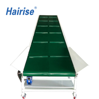 Convoyeur à bande PVC personnalisé Hairise, élévateur incliné, machine de levage à bande de qualité alimentaire
