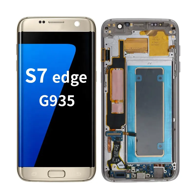 2020 ब्रांड नई चीन आपूर्तिकर्ता कम कीमत के मोबाइल फोन एलसीडी स्क्रीन के लिए सैमसंग गैलेक्सी s7 बढ़त g935 मूल एलसीडी प्रतिस्थापन