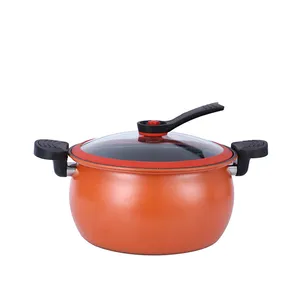 Chinese Professional Product Unique Safety Glass Lid Heavy Duty Nonstick Pan Meat Pressure Cookers For Kitchen