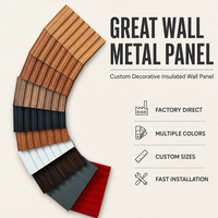 Panel de Revestimiento de PU con Relieve Metálico, Panel de Pared Decorativo Aislado para Renovación de Viviendas, Adaptación de Edificios Antiguos, Pared Exterior de Villas