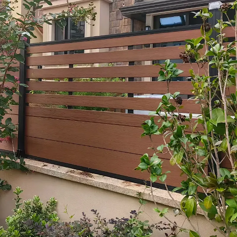 Linyuanwai impermeabile legno composito di plastica 3D legno grano di legno wpc recinzione plancia wpc privacy recinzione