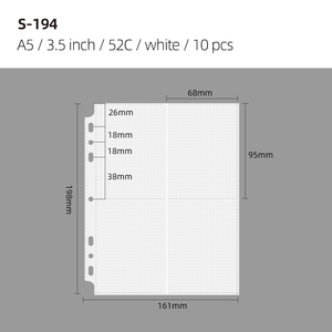 Archivalpro Album <span class=keywords><strong>de</strong></span> collection <span class=keywords><strong>de</strong></span> cartes à échanger en PP blanc transparent <span class=keywords><strong>de</strong></span> haute qualité, format A4/A5, 1/4/5 pochettes, 10 pièces/paquet, pour impression UV, feuilles mobiles - Product Image 5