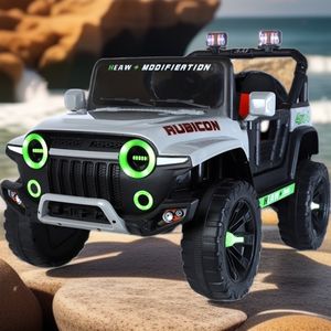 12 साल के बच्चों के लिए एलईडी लाइट रिमोट कंट्रोल के साथ रीचार्जेबल इलेक्ट्रिक किड्स कार - Product Image 3