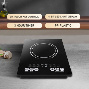 Venta al por mayor de alta calidad de cristal negro <span class=keywords><strong>Siemens</strong></span> IGBT 2200W Cocina eléctrica Cocina de Inducción - Product Image 4