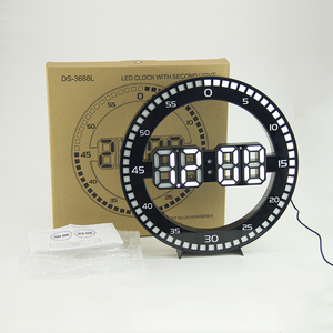 <span class=keywords><strong>Reloj</strong></span> de Pared Electrónico Digital 3D LED Grande para Decoración del Hogar y Oficina, <span class=keywords><strong>con</strong></span> Calendario, Temperatura y Función de <span class=keywords><strong>Reloj</strong></span> de Mesa - Product Image 6