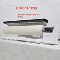 Nouveau modèle 2026 : Presse à linge hôtelière pour draps d'hôtel, fer à vapeur rotatif universel avec roulettes, 110/220V, garantie 1 an