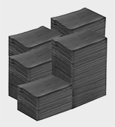 Serviettes en papier de tatouage en PVC jetables 3 plis bavoirs dentaires étanches pour les patients emballage postal d'ordures de boissons avec logo personnalisé