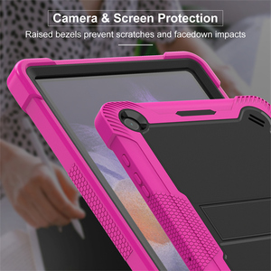 Étui pour tablette T-Mobile Revvl Tab <span class=keywords><strong>2</strong></span> 10,1 pouces, résistant aux chocs, protection intégrale à 360 degrés, robuste, avec béquille intégrée, étui pour tablette Android - Product Image 3