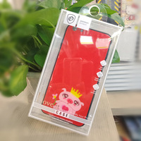 Boîte d'emballage pliante personnalisée de haute qualité en gros de Chine, 5 cm x 5 cm x 5 cm, boîte en plastique transparente en PET PVC imprimée