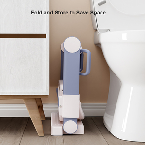 Aricare plegable interior <span class=keywords><strong>WC</strong></span> entrenador bebé orinal entrenamiento inodoro taburete <span class=keywords><strong>escalera</strong></span> con asientos de PP + ABS + TPE - Product Image 2