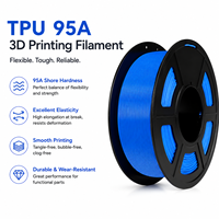 Filament LONQI TPU 95A 1,75 mm 250 g, élasticité supérieure, rebond élevé, matériau durable et flexible, filament TPU95A