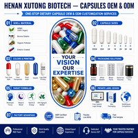 Capsules de nettoyage pulmonaire à base de plantes de qualité supérieure certifiées GMP, marque privée OEM/ODM, avec molène
