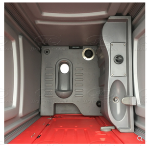 Sistema de ahorro de agua de inodoro público de plástico antivandalismo asiático para áreas urbanas Centros comerciales Espacios públicos de alto tráfico - Product Image 5