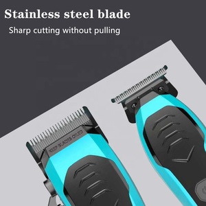 Cortadora de Pelo Profesional Eléctrica, Recortadora de Barba Potente Inalámbrica, Kit de Aseo de 2 Piezas para Hombres, <span class=keywords><strong>Barber</strong></span>ía - Product Image 2