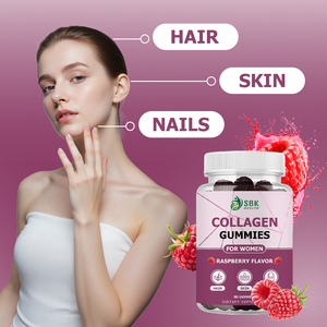 Premium Custom Collagen Gummies for Women Hair Growth Support <b>Gummy</b> <b>Candy</b> Raspberry Flavor Promote Skin Elasticity with Biotin - Product Image 6