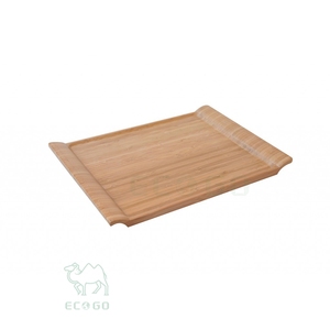Plateau à sushi rectangulaire en bois écologique avec finition laquée pour restaurant, apéritif, plateau de fête - Product Image 5