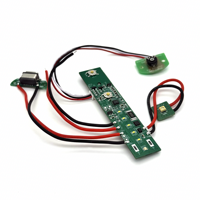 Irrigador Bucal Portátil PCBA con 5 Modos, 10 Niveles de Potenciómetro Ajustable, Recargable, con LED Rojo-Verde