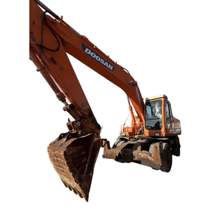 Excavatrice sur pneus d'occasion Doosan DH210W-7, 21 tonnes, d'origine coréenne, faible nombre d'heures de fonctionnement, bon état d'entretien, pour travaux routiers. - Product Image 1