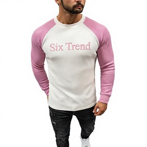 เสื้อเชิ้ตแขนยาวทรงเข้ารูปผ้าวาฟเฟิลถักแบบสองสี ผลิตตามสั่ง OEM/ODM ป้องกันรังสียูวี ระบายอากาศได้ดี ผลิตจากผ้าฝ้าย 100% สำหรับทั้งชายและหญิง - Product Image 1