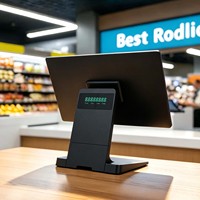 PSJ8500 Écran LED 15,6 pouces Multi-OS Wi-Fi 6 Bluetooth 5.2 Terminal de point de vente tout-en-un pour supermarché, commerce de détail et magasin de proximité