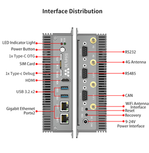 Mini PC Industrial Compacto Orin Nano de 8GB, Módulos de Conversión de Señales para IA, T218, T218-8G Orin Nano Super T218 - Product Image 5