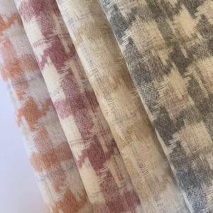 70% 羊毛 30% 涤纶 880g/<span class=keywords><strong>m</strong></span> 双面斜纹梭织羊毛千鸟格面料，适用于女式大衣、西装和夹克 - Product Image 2