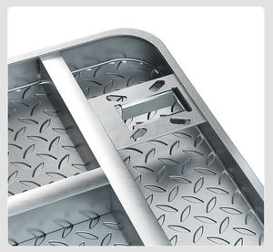 Chariot à plateforme pliable en acier de grande taille avec quatre roues, utilisation industrielle, personnalisable OEM - Product Image 3