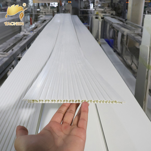 Panneau de plafond en PVC blanc brillant, imperméable, ignifuge, style moderne, usage domestique et commercial, vente chaude - Product Image 2