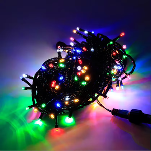 10m Vòng hoa 100 Led dây màu đen không thấm nước Cổ tích Ánh sáng đèn <span class=keywords><strong>flash</strong></span> bóng đèn IP65 PVC giáng sinh vườn LED <span class=keywords><strong>String</strong></span> Lights cho kỳ nghỉ - Product Image 4