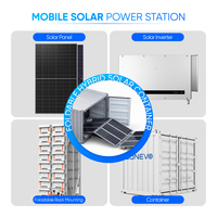 Système de conteneur photovoltaïque pliable Sunevo 150KW tout-en-un, certifié CE TUV, pour les camps miniers et les missions de secours humanitaires