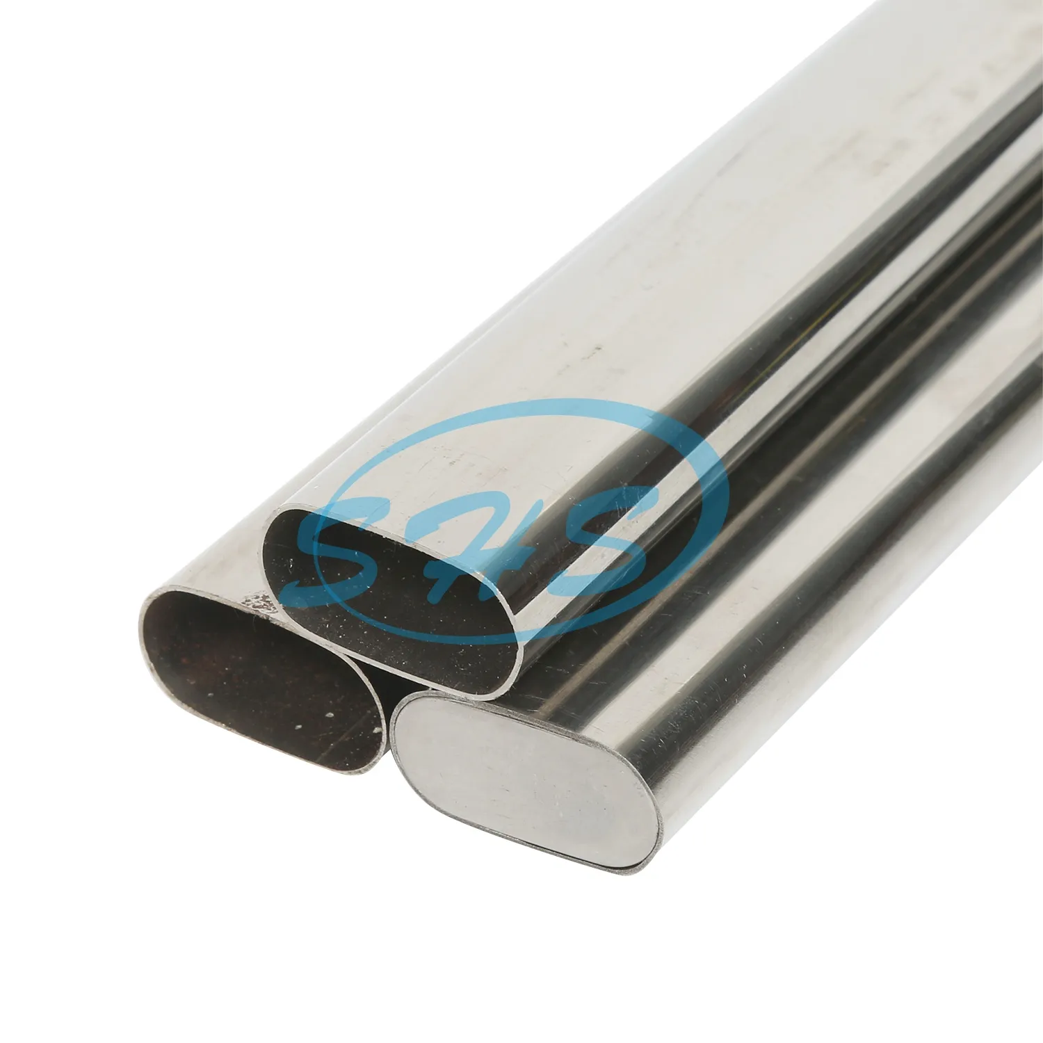 AISI 201 304L 316L stainless steel flat sided oval tubes /pipes with polishing surface for furniture, building construction