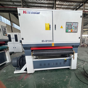 1300mm automático de alta resistencia 3 cabezales de rodillos espesor de madera cepilladora imprimación lijadora de banda ancha cepilladora - Product Image 6