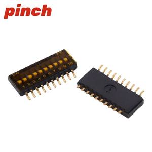 Interruptor DIP SMD de 1.27mm, 1P 2P 3P 4P 5P 6P 8P 10P Posiciones, Interruptor Digital Plano Resistente a Altas Temperaturas - Product Image 3