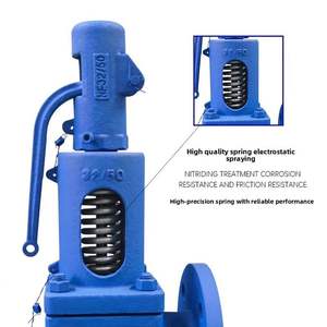 1. Válvula de seguridad de sobrepresión para caldera SV607DS 901/902 de acero fundido con brida de resorte directo DN65 para alta temperatura - Product Image 5