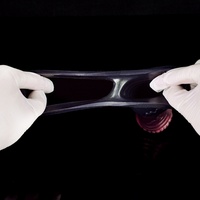NNSX Manchon Réutilisable pour Pénis, Agrandisseur de Gland, Extenseur, Retardateur d'Éjaculation, Anneau Pénien en Silicone, Jouets Sexuels pour Hommes et Couples
