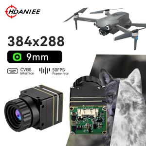 Hồng ngoại Nhiệt hình ảnh <span class=keywords><strong>camera</strong></span> <span class=keywords><strong>module</strong></span> cho ngoài trời DIY FPV rc bay không người lái/xe 384*288p x 9.1mm nhiệt máy ảnh Mainboard & ống kính CVBS - Product Image 1