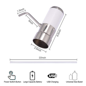 Camping inteligente automático eléctrico de carga de USB inalámbrico portátil dispensador de agua - Product Image 3