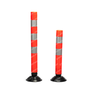 Ba Giai Đoạn Phản Quang Sticker Giao Thông Đường PU Linh Hoạt Cột Delinetor Bài - Product Image 1