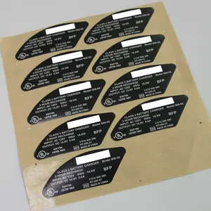 Adesivi per etichette Brother compatibili OEM etichette adesive per codici a barre con numero di serie di dimensioni personalizzate