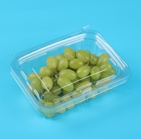 Emballage transparent transfrontalier de gâteau de biscuits pour animaux de compagnie Rouleaux de poulet Boîte en plastique de marchandises sèches Boîte de pâtisserie Boîte d'emballage alimentaire