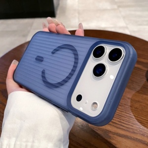 Funda Magnética con <span class=keywords><strong>Carga</strong></span> Inalámbrica CHAOYIDIAN, Diseño Corrugado, para <span class=keywords><strong>iPhone</strong></span> 17 Air 16 15 14 13 <span class=keywords><strong>12</strong></span> 11 Pro Max, Antigolpes, Acabado Mate - Product Image 1