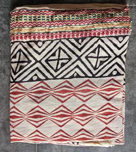 Handmade 100% Cotton Floral Print Burkini Set Wholesale Eco-Friendly Stand Collar Bandeau Bra Silk Border <b>Sarong</b> for Women - Product Image 4