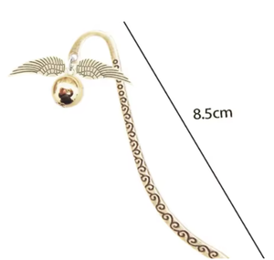 Marcapáginas de Metal de Snitch de ala Vintage, divisor de índice de reliquias de la muerte para leer, cuaderno, marca de <span class=keywords><strong>libro</strong></span>, marcador de página Mate Retro - Product Image 3