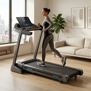 <span class=keywords><strong>Tapis</strong></span> roulant haute vitesse 18 km/h pour studio <span class=keywords><strong>de</strong></span> fitness, usage intensif, électrique, pliable - Product Image 2