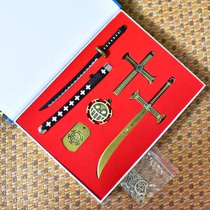 One Pieces Four Kings Hawkeye Arma Dr. Luo Floathed Sword Toy <span class=keywords><strong>Telfar</strong></span> Hat Pendant Key Set - Product Image 1