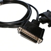 Cable Personalizado DB25 Macho a Macho RS232 D-sub de 25 Pines para Impresora