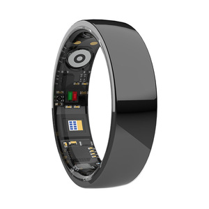 Bague connectée en céramique minimaliste, idéale pour les tenues quotidiennes, étanche, moniteur de sommeil et de fréquence cardiaque, pour hommes et femmes. - Product Image 3