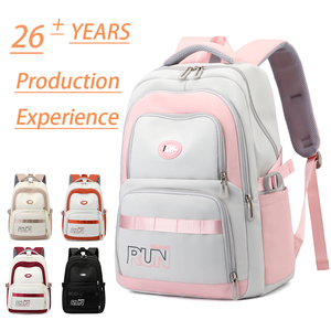 Sac à dos décontracté <span class=keywords><strong>de</strong></span> grande capacité, léger, imperméable, à motif <span class=keywords><strong>de</strong></span> lettres, doublure en polyester, pour étudiants et jeunes, nouveauté 2025 - Product Image 1