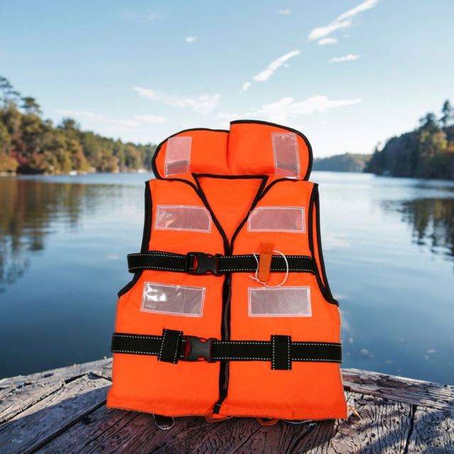 Reflective EPE Foam Adult Water Rescue Inflatable Life Jacket Orange CCS Certified >7.5KG Buoyancy Custom Made Custom Logo
